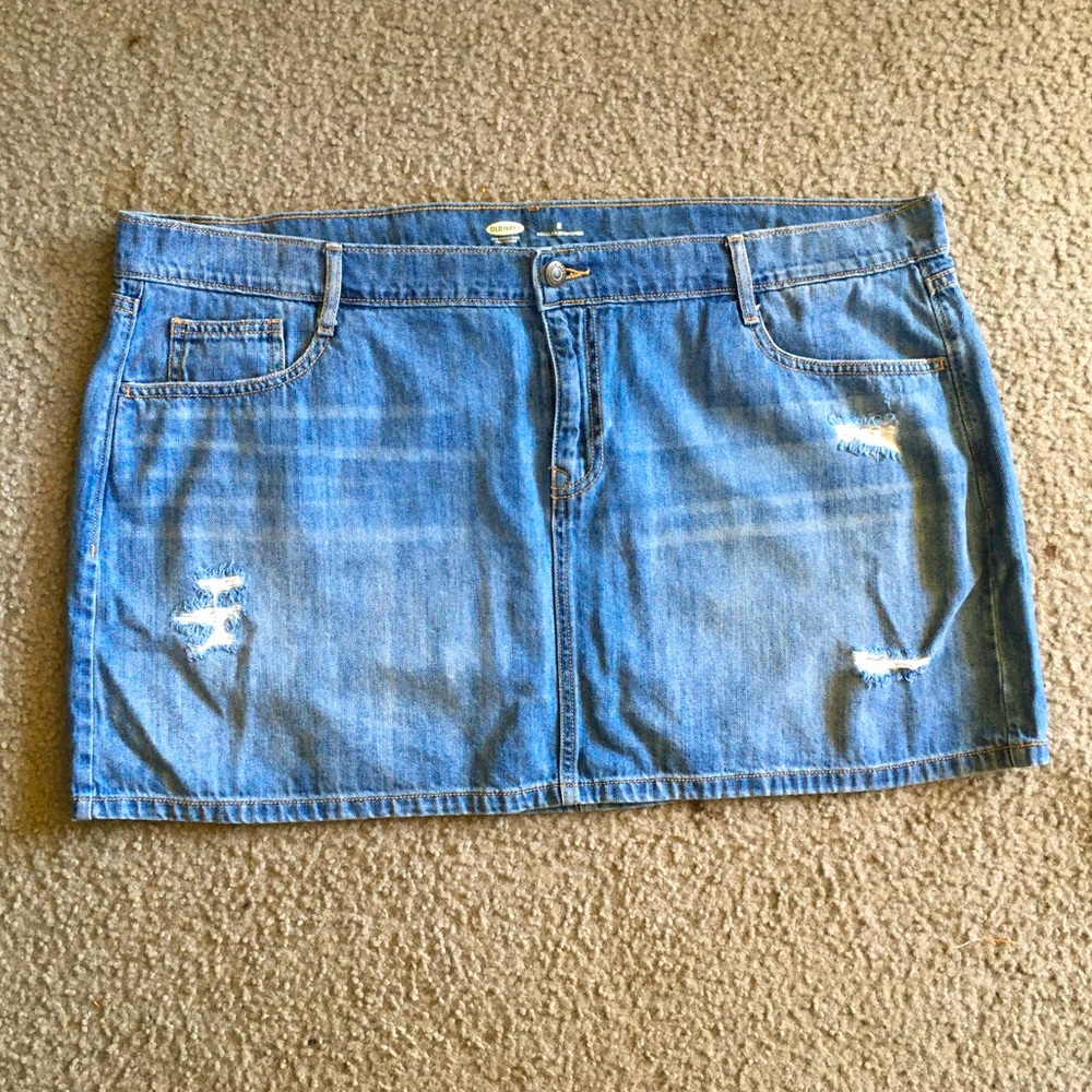Old Navy Jean Mini Skirt